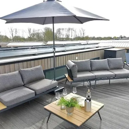 Tatil Evi Enkhuizer Cube Elite Estel Mit Dachterrasse Und Zaun Haus Nr 337 *